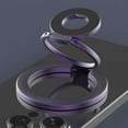 thumbnail image 1 of Dual Side Magnetic Phone Ring Holder for Cell Phone & MagSafe Devices,360° Rotatable Stand Trifold Foldable Kickstand Slim Metal Grip for iPhone 16e 16 Pro Max 15 14/Galaxy S25 Ultra S24+/ Moto/Google, 1 of 6