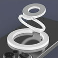 thumbnail image 1 of Dual Side Magnetic Phone Ring Holder for Cell Phone & MagSafe Devices,360° Rotatable Stand Trifold Foldable Kickstand Slim Metal Grip for iPhone 16e 16 Pro Max 15 14/Galaxy S25 Ultra S24+/ Moto/Google, 1 of 6