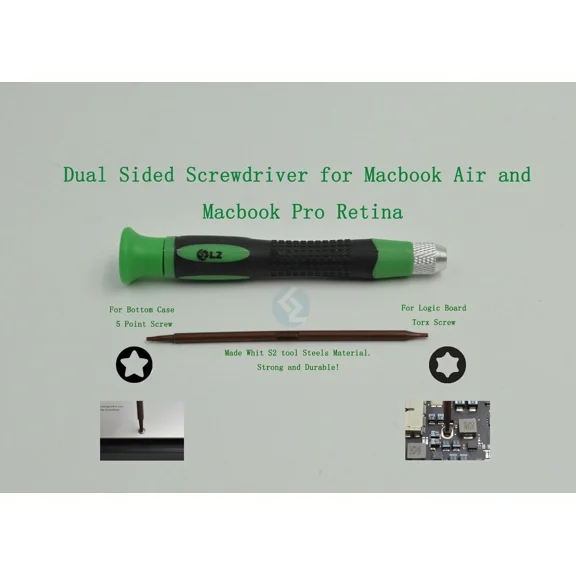 Dual Sided 5 Point Star And T4 Screwdriver For Macbook Pro A1502 A1398 2015