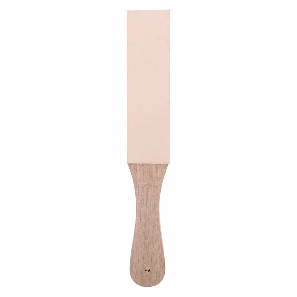 Dual Sided Brown Leather Strop with Compound - Get Razor-Sharp Edges ...