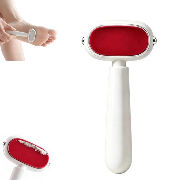 Dual Sided Callus Remover, Stainless Steel Blade Foot Scraper, Dual Sided Foot File Callus Remover, Portable Manual Dead Skin Corn Remover, for Home Bathroom Travel Use