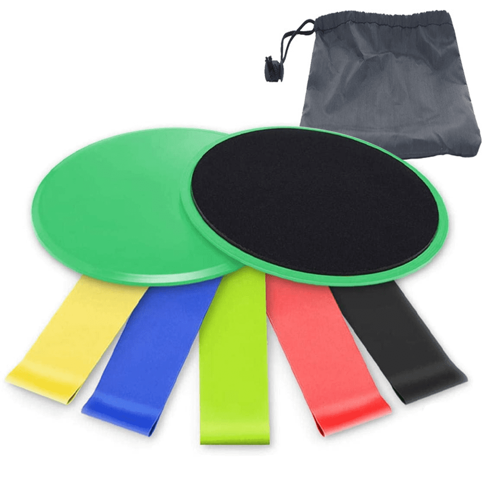 DualSided Core Sliders, Sliders for Working Out Use on Carpet and Hard