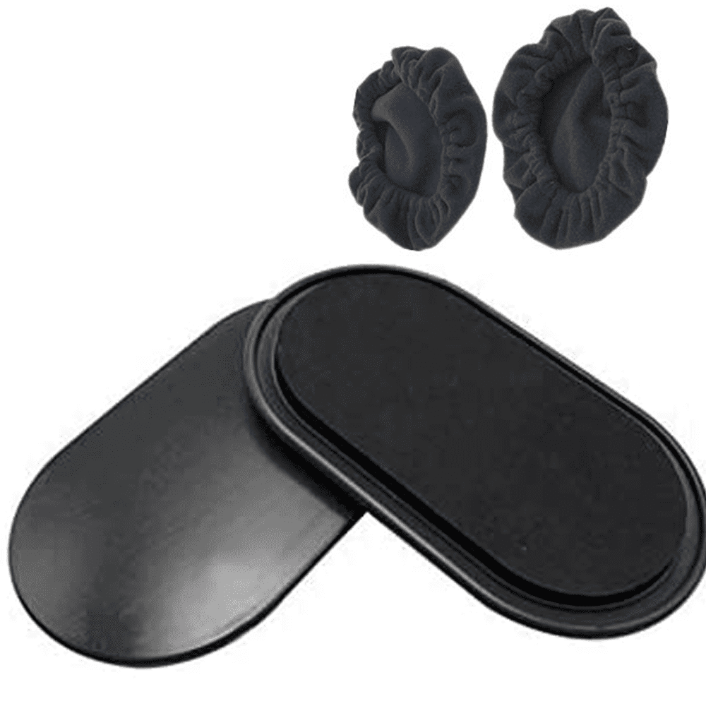 Dual Sided Exercise Disc for Smooth Sliding On Carpet and Hardwood