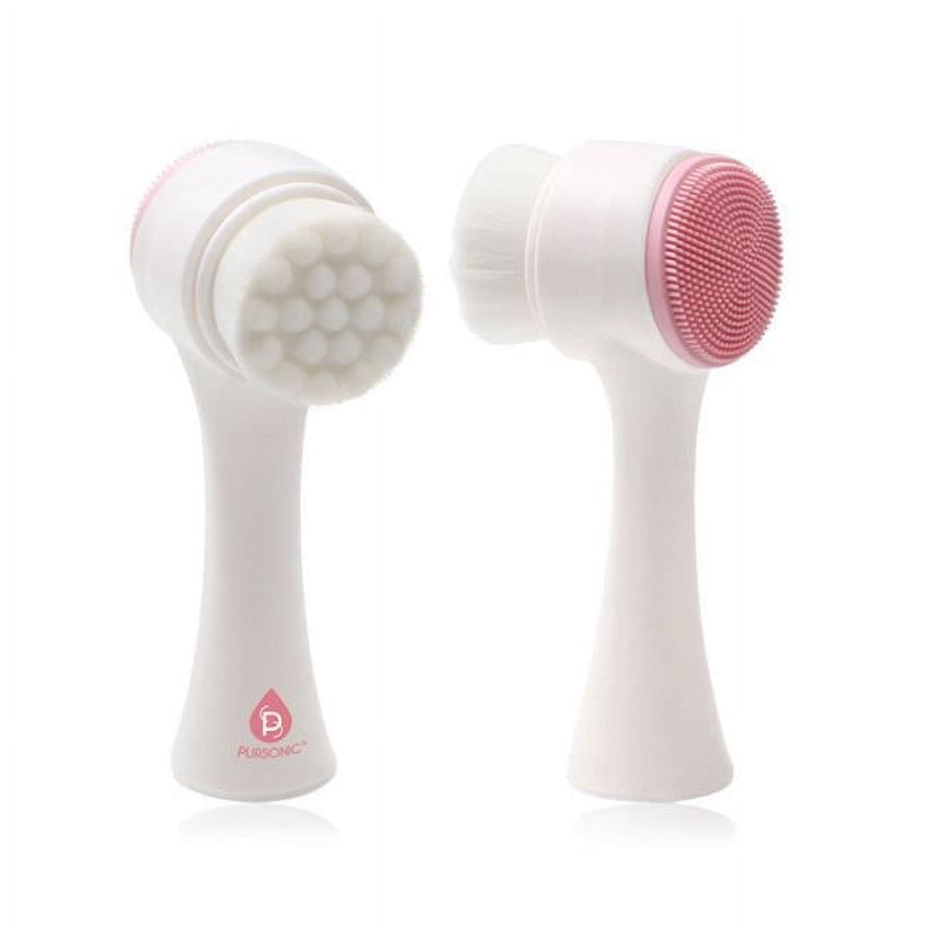Dual Sided Facial Cleansing Brush, Pink - Walmart.com