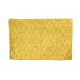thumbnail image 1 of Dual Sided Flannel Taffeta Throw Blanket, All Season Warm Breathable Reversible Nap Sofa Cover Blanket 39.4*27.5In Yellow, 1 of 8
