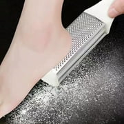 Dual Sided Foot Scrubber Callus Shaver Nail Cuticle Remover,Stainless Steel Foot Rasp File Pedicure Tools for Removing Dry Calloused Skin Lightweight and Design for Easy Use Feet