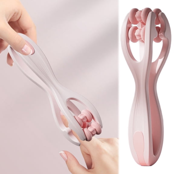 Dual Sided Hand Finger Massage Roller Tool - Portable Ergonomic Palm Wrist Relaxation Device, for Office Home Travel Daily Use Comfort Care Tool, Hand Massager, Finger Massager, Palm Massager