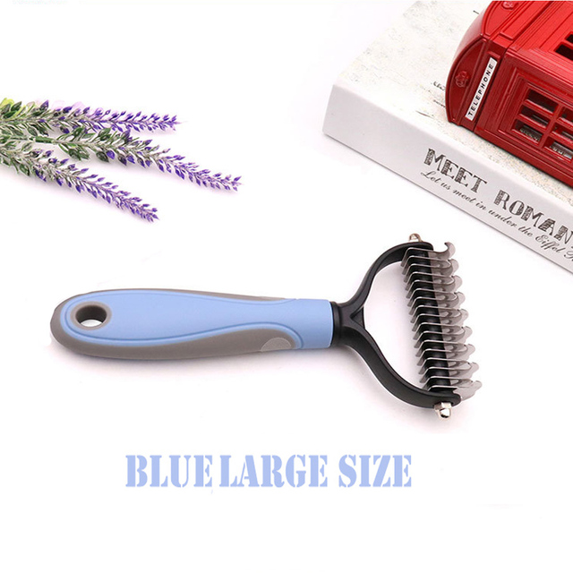 DualSided Pet Grooming Brush for Dogs and Cats Efficient Hair