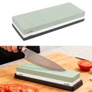Dual Sided Whetstone, 1000 3000 Grit Sharpening Stone with Anti Slip Base for Knives Scissors Chisels Axes