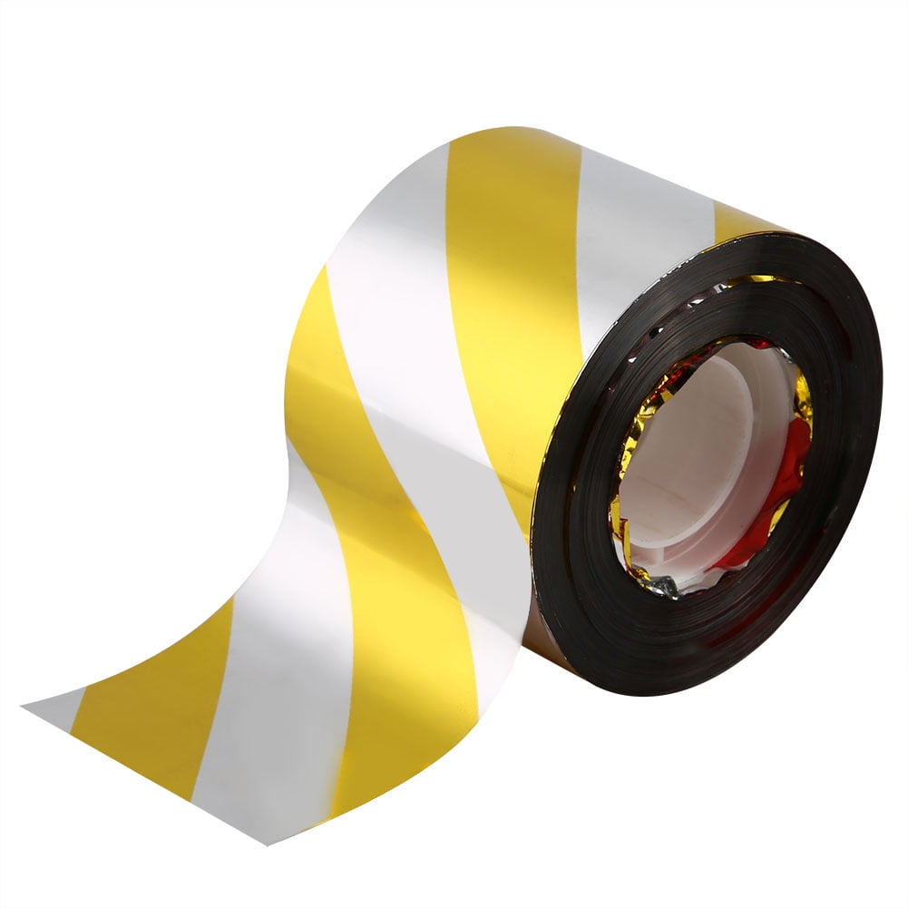 DualSided Yellow & Silver Bird Repellent Ribbon Reflective Bird