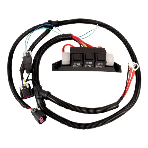 Dual Speed Electric Fan Control Wiring Harness Kit 67400923 (674-00923)...