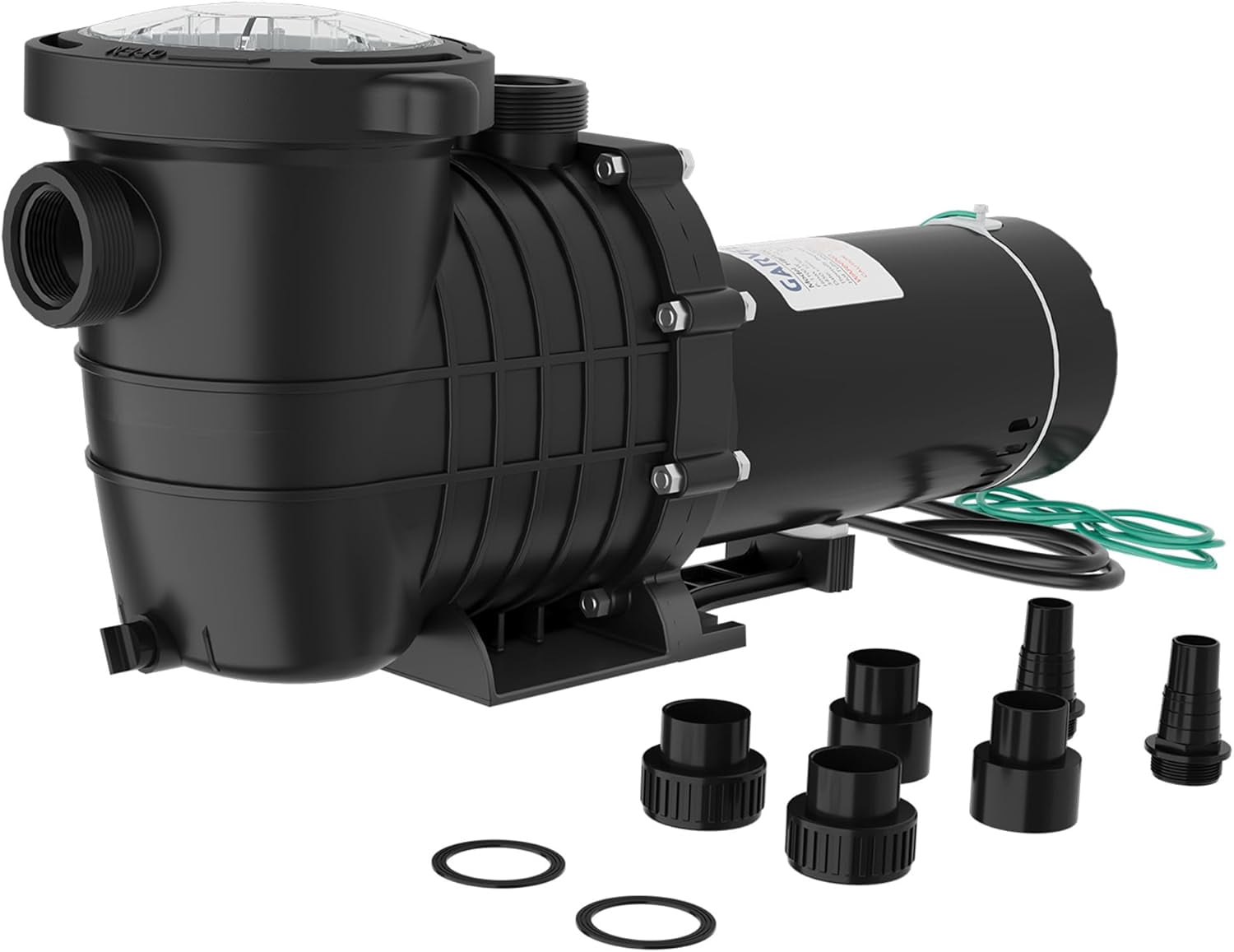 Dual Speed Swimming Pool Pump 1.5HP - 1100W/270W, 220V/110-120V ...