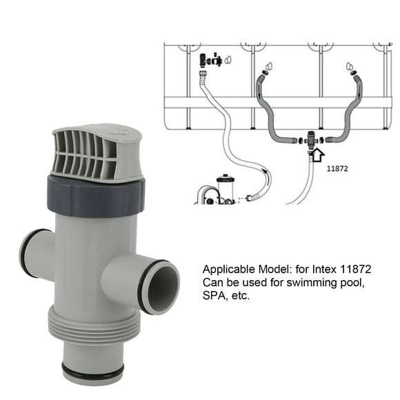 Dual Split Hose Plunger Valve For <span Style="background:red"></span> 11872 Pool Replacement Part Accessory