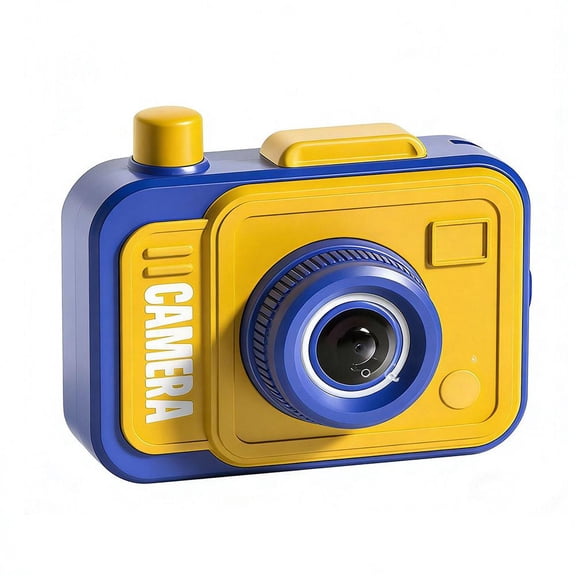 Dual - Spray Camera Water Blaster - 2 - Way Squirt Gun for Summer Pool & Beach Fun, Compact Plastic Toy , Outdoor Water Battle Game(yellow)