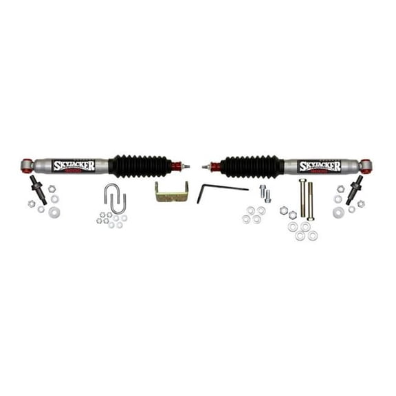 Dual Stabilizer Kit with Boot, Silver & Black
