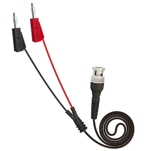 Dual Stacking Test Leads Oscilloscope Probes For Electrical Measurements High Professional Quality Color Coded Bnc Connector