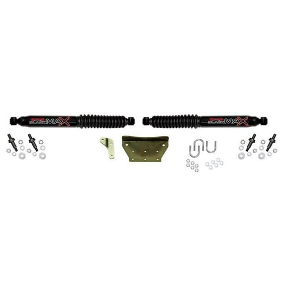 Dual Steering Stabilizer Kit for Ford F-250 & 350 Super Duty & Excursion - Black