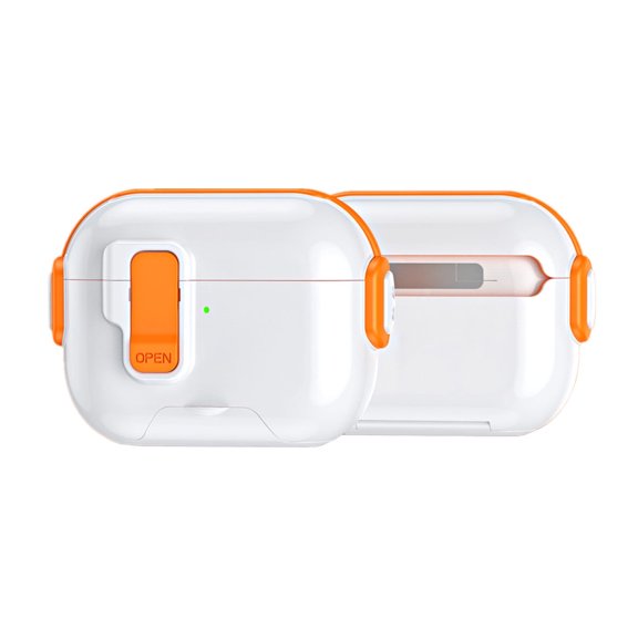 Dual Structure Case for AirPods Pro 3 Contrast Color‌ Design Shockproof Cover with Stand Function and Switch