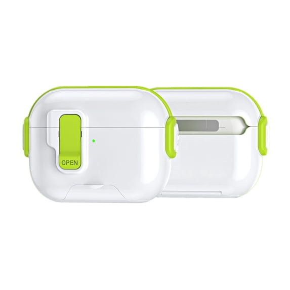 Dual Structure Case for AirPods Pro 3 Contrast Color Design Shockproof Cover with Stand Function and Switch
