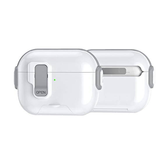 Dual Structure Case for AirPods Pro 3 Contrast Color Design Shockproof Cover with Stand Function and Switch
