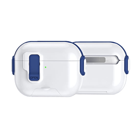 Dual Structure Case for AirPods Pro 3 Contrast Color Design Shockproof Cover with Stand Function and Switch