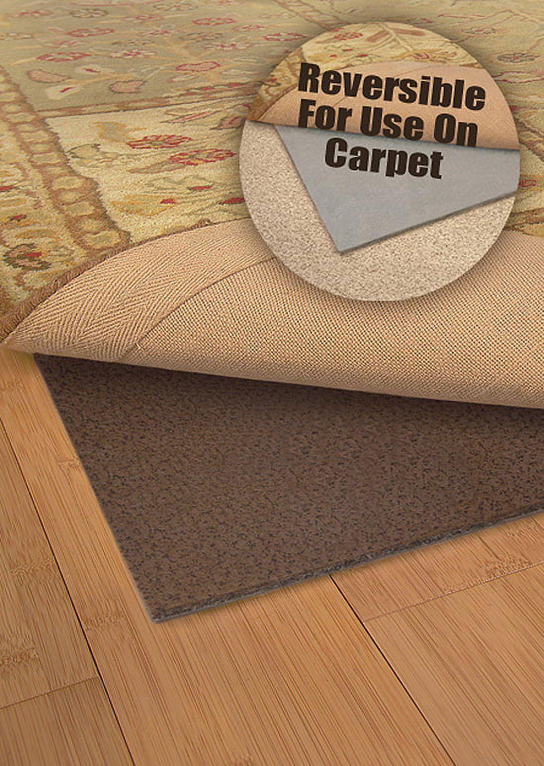 Dual Surface Felt Luxehold NonSlip Rug Pad (0.275"), 6x9