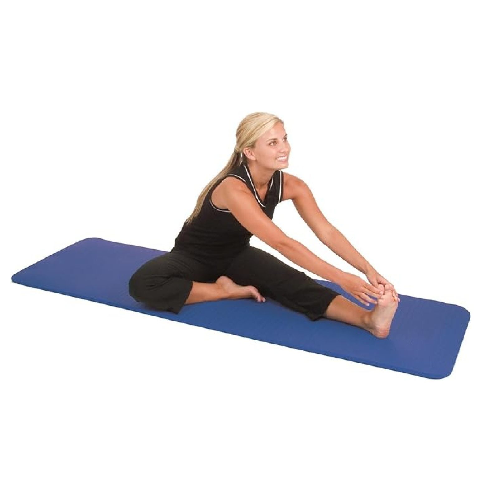 Dual Function Foot Mat Dual Surface Mat Color/Size: Blue- 5/8