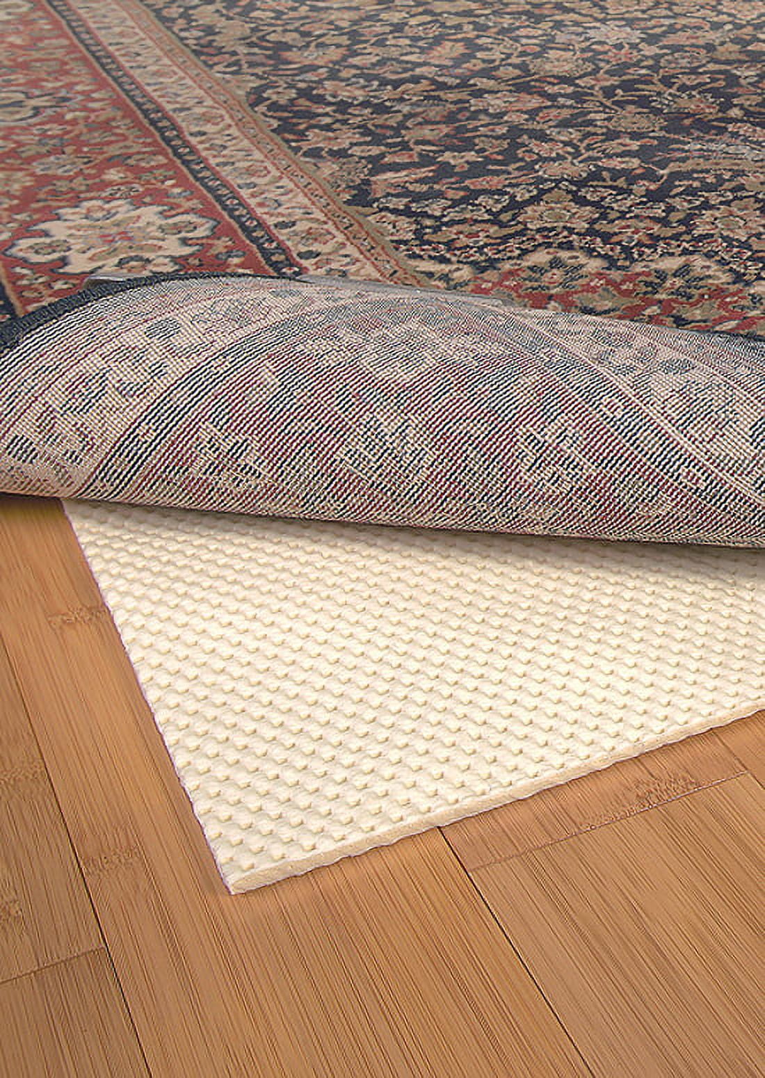 RUGPADUSA - Super-Lock Natural - 2'x6' - 1/8 Thick - Natural Rubber -  Gripping Open Weave Rug Pad - More Durable Than PVC Alternatives, Safe for  All