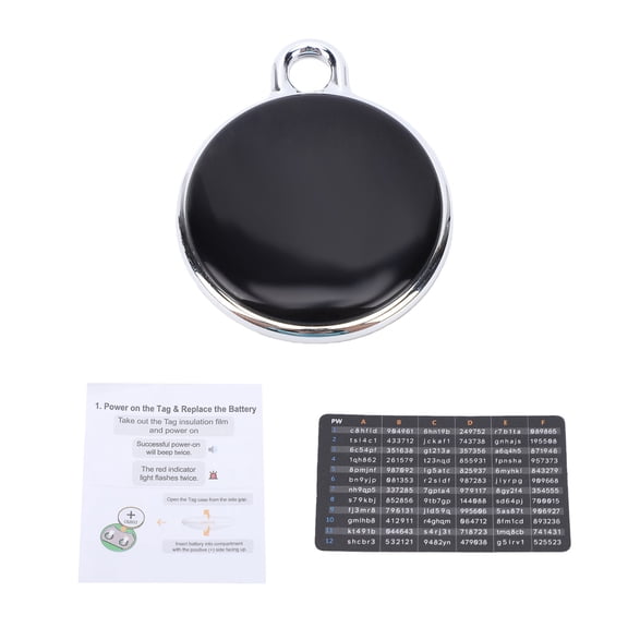 Dual System Battery Portable Global Locator, Keys Bags Item Finder, Dual System Tracking Tag, Small Tracker with Built-in Battery, Fits for IOS Smartphones
