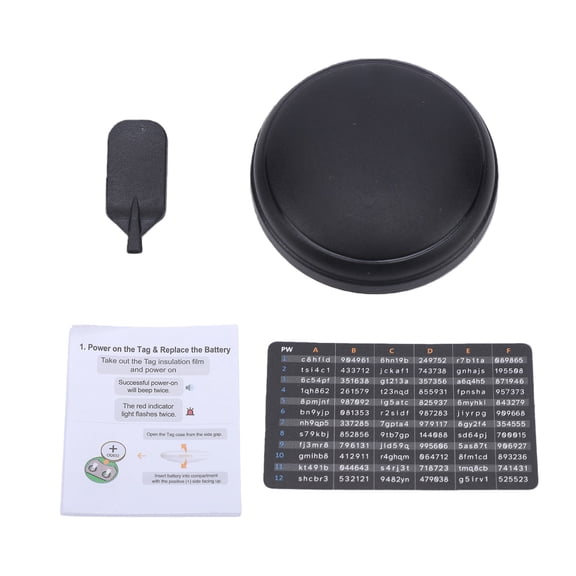 Dual System Item Finder, Global Positioning Item Locator, Compact Portable Tracking Tag For Luggag Bags Keys Backpacks, Compatible With Findmy Tag APP For IOS Smartphones