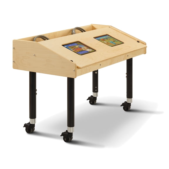 Dual Tablet Table - Mobile
