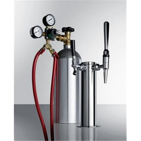 Dual Tap Kit for Serving Nitro-infused Coffee & Flat Cold Brew Coffee from any Kegerator