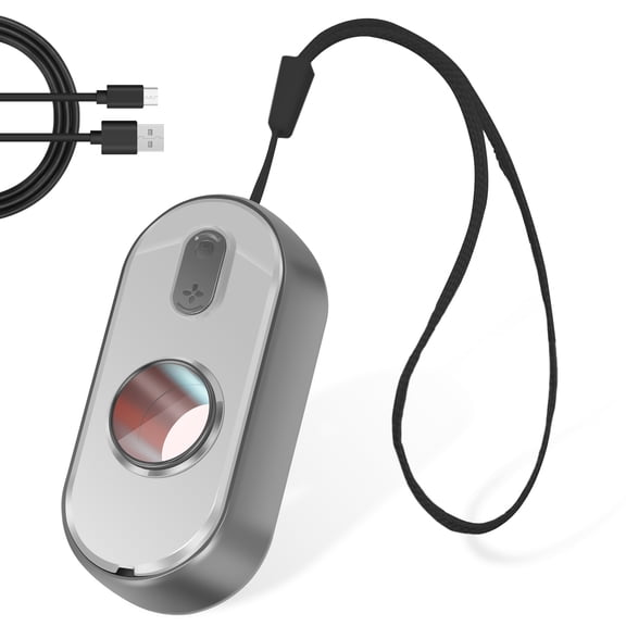 Dual Tech Infrared Hidden Camera Detector Anti Spy Signal Detector with Hanging Rope 3 Smart Modes Vibration Alarm Design for Hotel Home Office​