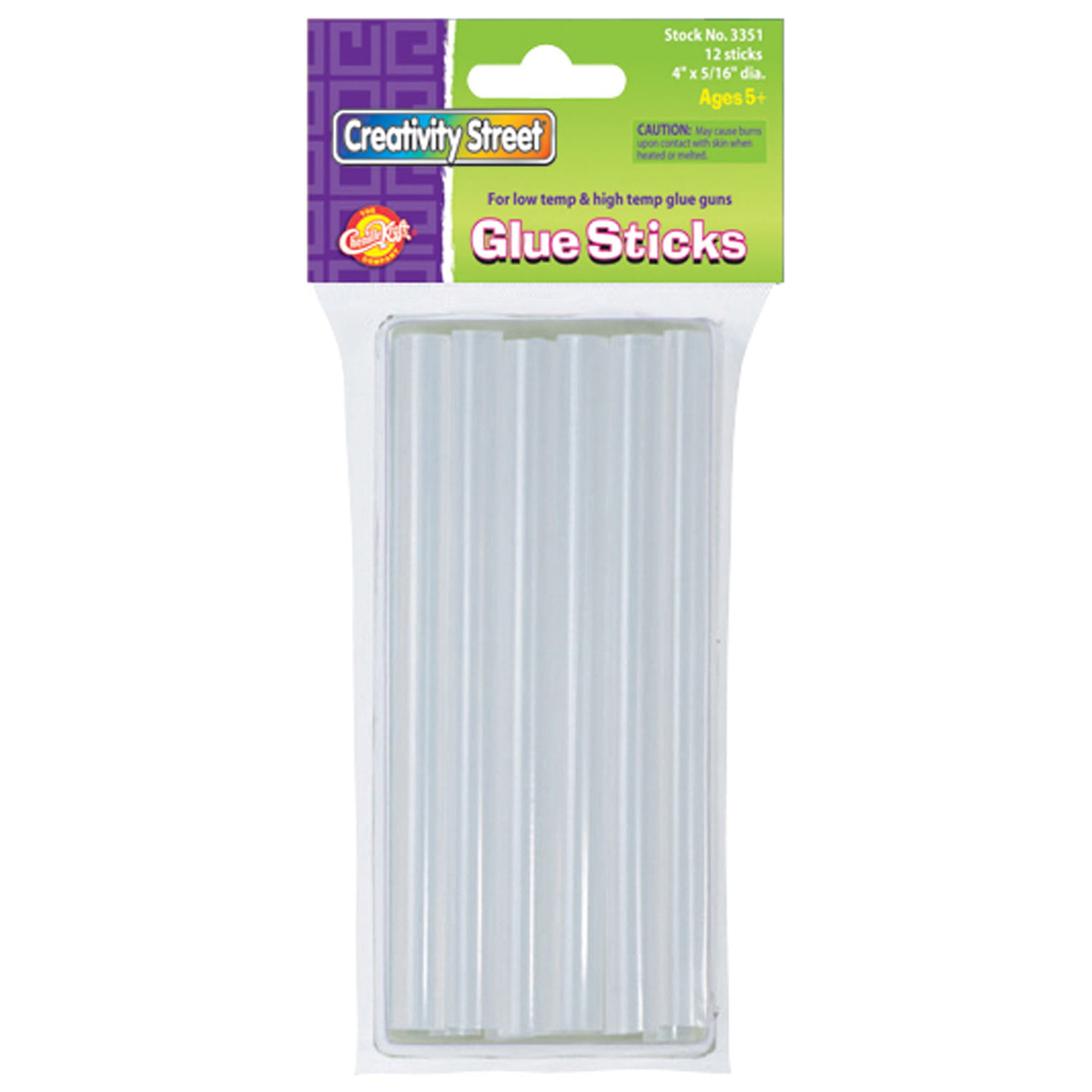 Creativity Street Hot Glue Sticks, 12 per Pack, 12 Packs
