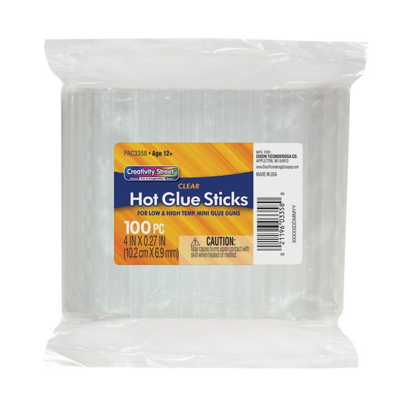 Dual Temp Glue Stick Refills Classpack, Clear, 100/Pack