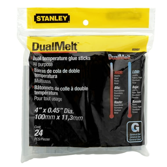 Dual Temperature Glue Sticks.