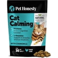 thumbnail image 1 of Pet Honesty Cat Calming Chews, Dual Texture Supplement for Anxiety Relief Stress & Behavioral Support Promotes Relaxation, Chicken Flavor, 3.7 oz, 1 of 8