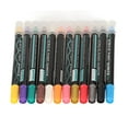 Dual Tip Acrylic Paint Marker Pens Waterproof Odorless Smooth Acrylic