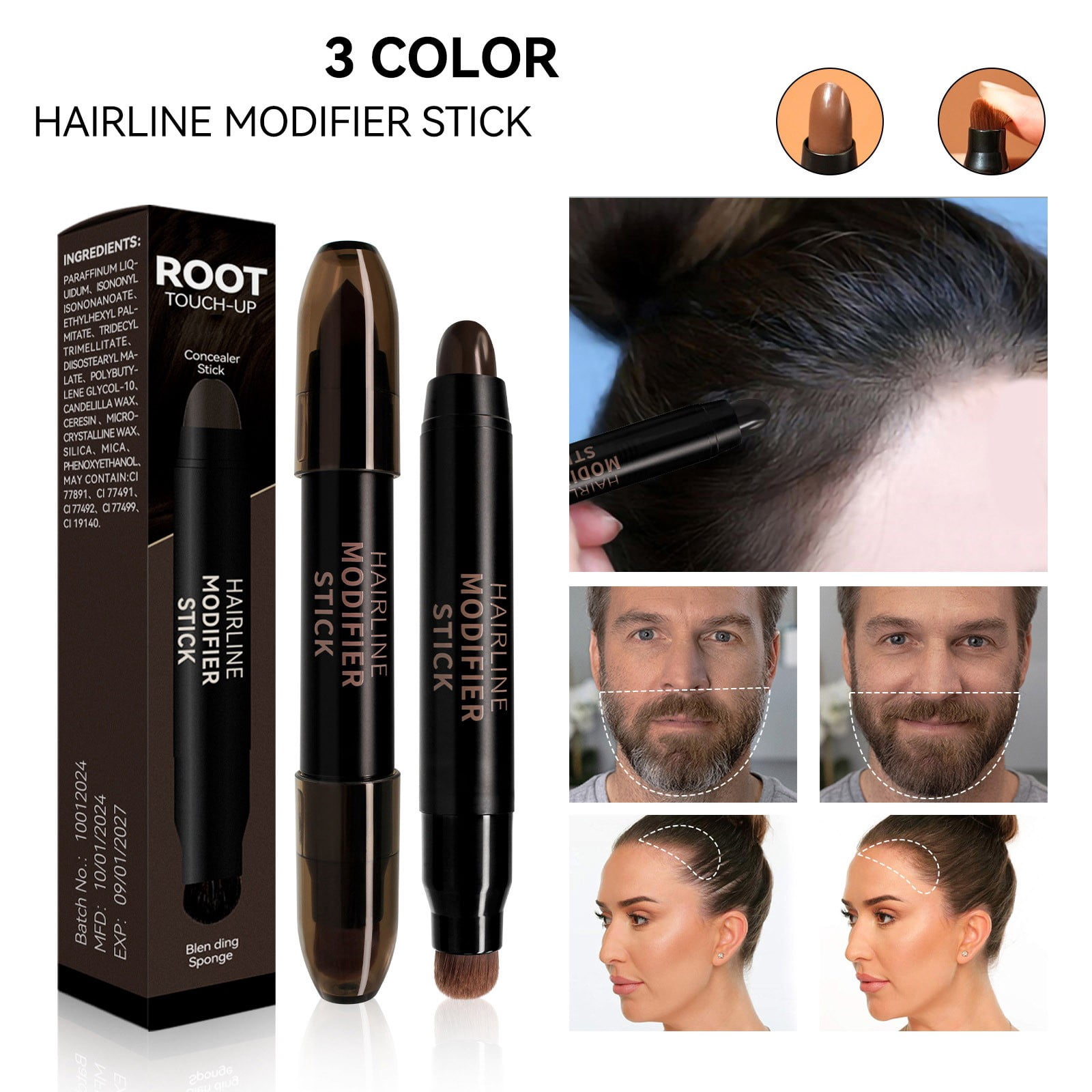 Dual-Tip Color Pen, Shadow Filling Design, White & Multi-Color Fills ...