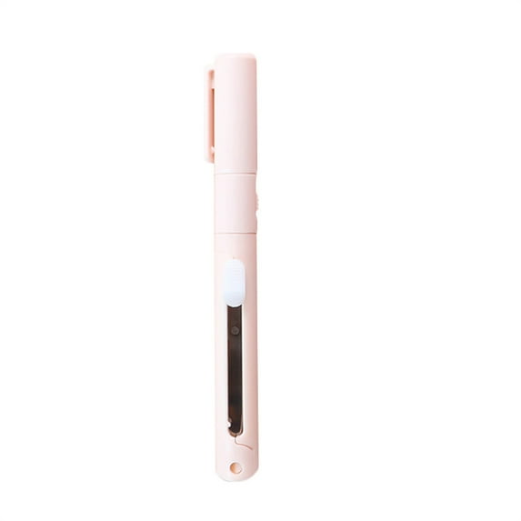 Dual-Tip Craft Knife and Mini Scissors Tool, Creative Portable Art Utility Cutter for Scrapbooking and Hand Account, Multipurpose Paper Cutting Tool A#015 Beige