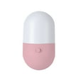 thumbnail image 1 of Dual-Tone Plug-in Night Light LED Bulb Warm White Cool White Compact for Bedroom Bathroom Kitchen Auto On/Off Energy Saving Pink, 1 of 6