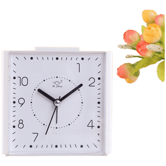Dual Tone Silent Alarm Clock with Snooze Function Night Light for Students