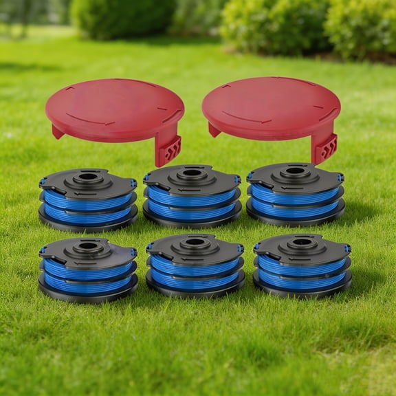 Dual Trimmer Line Spool 88512 by OWNTIDE  Replacement for Toro 14 Electric Trimmer Models 51480, 51480A, 51480B, Compatible with 88514( 6 Spool+ 2 Cap)