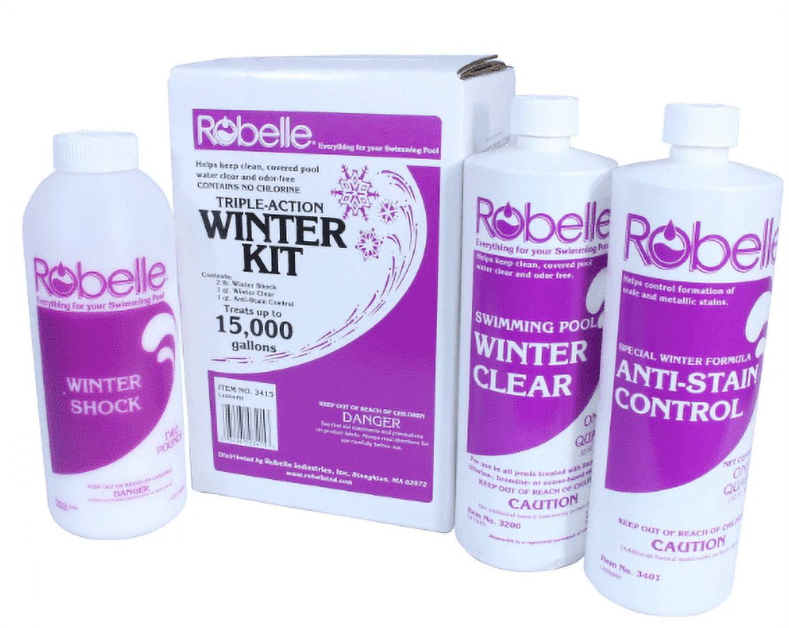 Robelle 3415 Triple Action Winter Kit for Swimming Pools 15000 Gallon