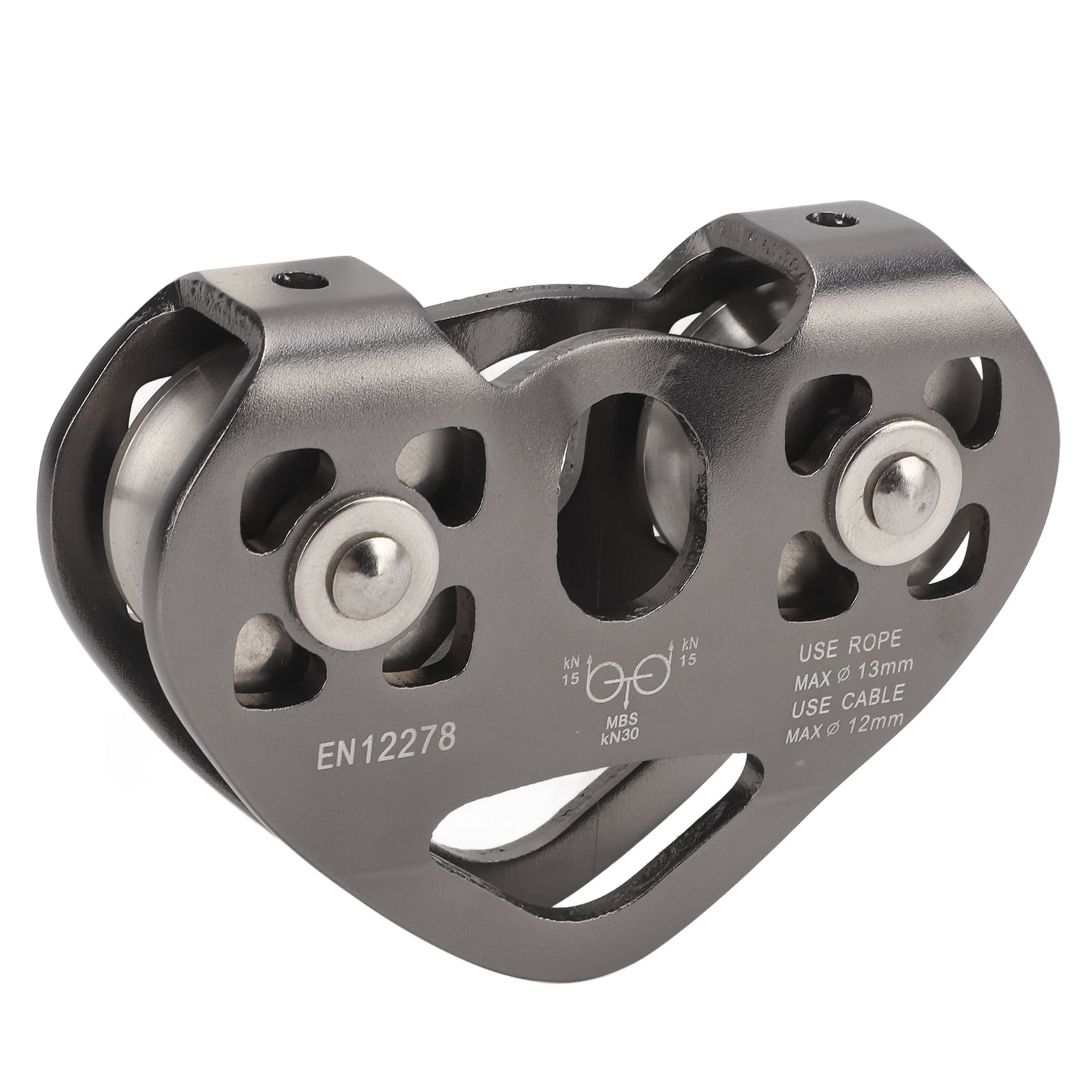 Dual Trolley Pulley, Zipline Pulley Small Rope Wear For Mountaineering