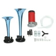 Dual Trumpet Air Horn Kit with Compressor 130dB 530/680Hz 12V Universal