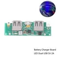 thumbnail image 1 of Dual USB 5V Mobile Power Motherboard EDP2339 Main Control Phone Power Bank Circuit Board With LED Light DIY Accessories, 1 of 4