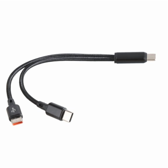 Dual USB C Charging Cable Charge Two Devices Simultaneously with Single USB C Port for Smartphones and Tablets