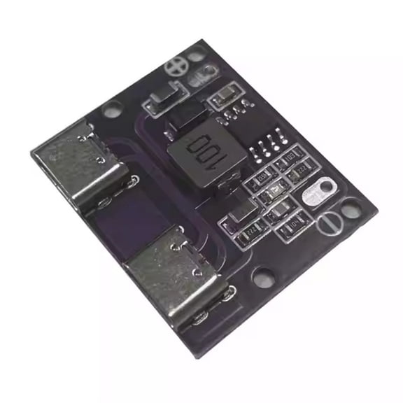 Dual USB C Port DC DC Step Down Converter Module 9V To 36V Input 5V 3A Output High Efficiency Compact Design