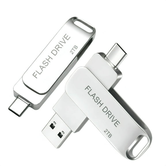 Dual USB Flash Drive 2TB/2000GB 2in1 Thumb Drive for Android/Tablet/PC-MAOLAI